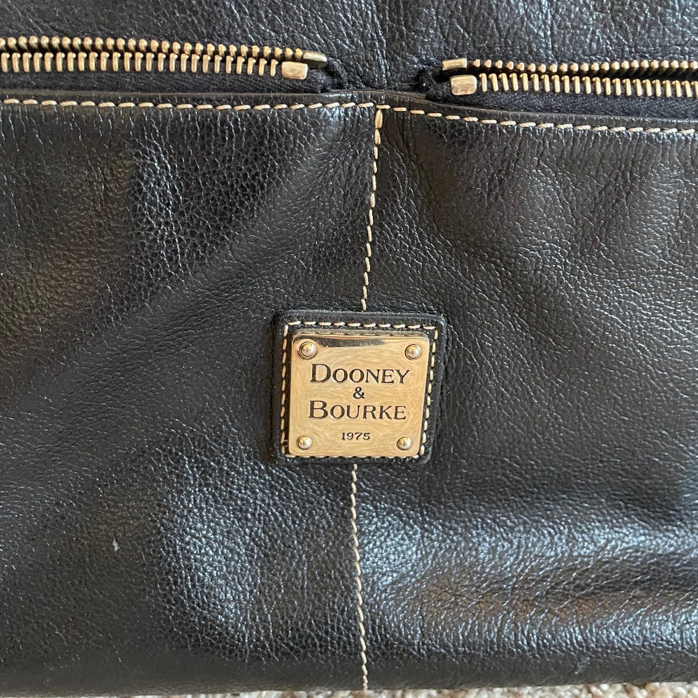 DOONEY & BOURKE Giant Black Hobo Feed bag